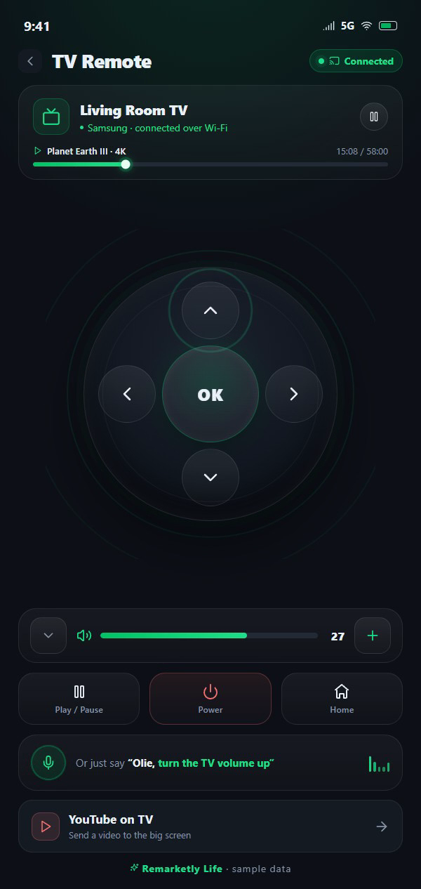WiFi TV Remote